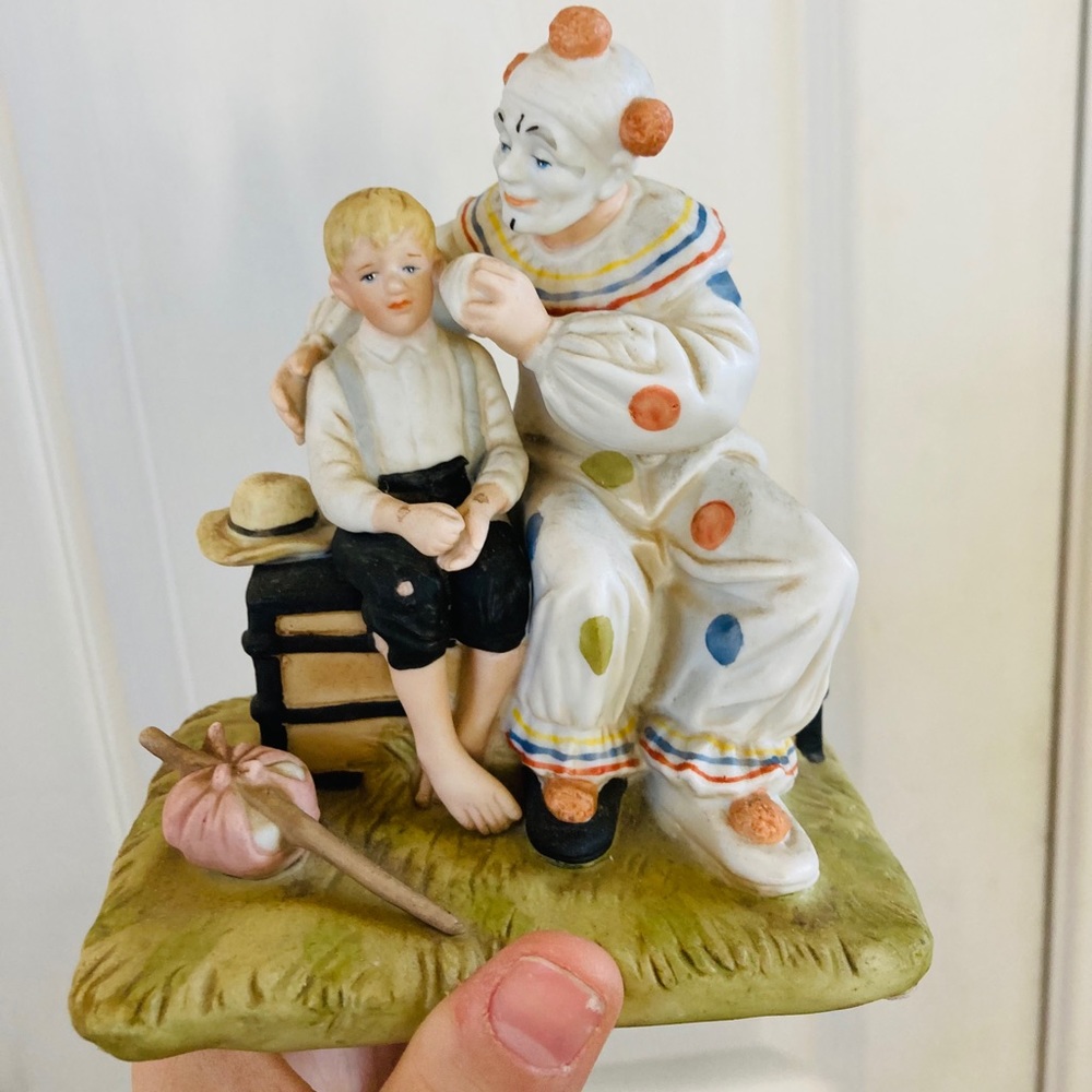 Norman Rockwell clown antique